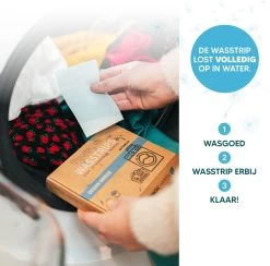 Wasmiddeldoekjes - Ocean Breeze Wasstrips 64 Wasbeurten – Wasmiddel Wasdoekjes - Natuurlijke Wasverzachter – Vegan – Zero Waste -Huishoudproducten Verkoop 1200x1186 1