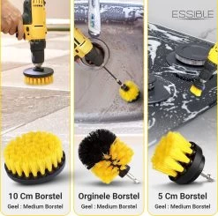 ESSIBLE Borstelboor - Set 20 Stuks - Schrobborstel - Polypropyleen - Borstel Boormachine - Schrobborstel - Schuurborstel - Automatische Reiniging - 20 Delige Borstelset Voor Boormachine -Huishoudproducten Verkoop 1200x1189 10