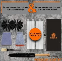 Schoorsteenveegset - 8 Meter - 2 Borstelkoppen - Professioneel - Schoorsteen Borstel - Veegkit - Haardset Voor Houtkachel - Flexibel - Schoorsteenveger - Pelletkachel Accessoires - Schoorsteen Reiniger - Geschikt Voor Boormachines -Huishoudproducten Verkoop 1200x1189 9