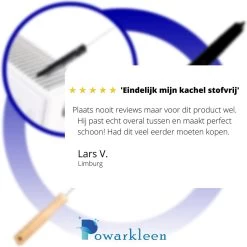 Powarkleen® - Radiatorborstel - Flexibel - Houten Handvat - Roestvrijstaal - Schoonmaakborstel - 70cm Lang! - 1 Stuk -Huishoudproducten Verkoop 1200x1198 64