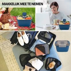Consumerce® Luxe Meerlaagse Lunchbox Met Vakjes Roze – Lunchbox Volwassenen – Japanse Bento Box – Lunchbox Kinderen – Salade To Go – Brooddoos Volwassenen – Broodtrommel – Lunchtrommel – Salade Lunchbox – Saladebox – Salade Box -Huishoudproducten Verkoop 1200x1199 11