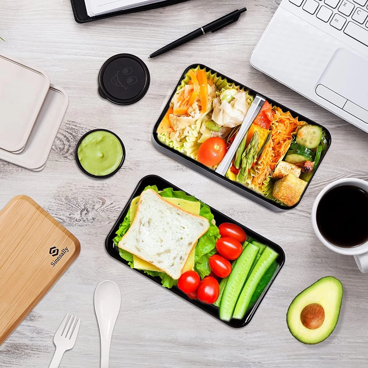 Sinnsally Bento Box Japans Voor Volwassenen/kinderen, Lunchbox Met Vakken, E Lunchboxen, Foodbox, Snackbox Met Onderverdelingen, Snackbox, Lunchsaladebox To Go 7 Sinnsally Bento Box Japans Voor Volwassenen/kinderen, Lunchbox Met Vakken, E Lunchboxen, Foodbox, Snackbox Met Onderverdelingen, Snackbox, Lunchsaladebox To Go - Afbeelding 5