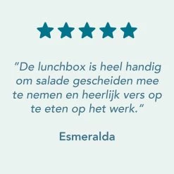 Lock&Lock Saladebox - Salade Lunchbox To Go - Salade To Go - 950 Ml - Lekvrij - Met Verdeelvakjes - Groen -Huishoudproducten Verkoop 1200x1200 1118