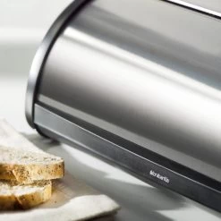 Brabantia Broodtrommel - Met Schuifdeksel - Matt Steel Fingerprint Proof -Huishoudproducten Verkoop 1200x1200 1134
