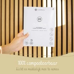 Cosmeau Wasstrips 20 Wasbeurten Zeebries Wasmiddel Wasvellen Wasdoekjes Detergent Sheets Eco Laundry Strips Proefpakket - Plasticvrij Biologisch -Huishoudproducten Verkoop 1200x1200 115