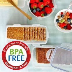 Lock&Lock Vershouddoos - Bewaardoos Met Deksel - Voor Ontbijtkoek Peperkoek En Cake - Cakedoos - 100% Luchtdicht - 2 Liter -Huishoudproducten Verkoop 1200x1200 1161