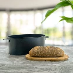 Industrial Living Broodtrommel-Brooddoos Met Snijplank-Brood Bewaren-Metaal-Hout -Huishoudproducten Verkoop 1200x1200 1163