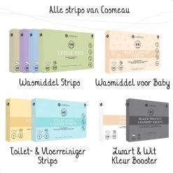 Cosmeau Wasstrips 20 Wasbeurten Zeebries Wasmiddel Wasvellen Wasdoekjes Detergent Sheets Eco Laundry Strips Proefpakket - Plasticvrij Biologisch -Huishoudproducten Verkoop 1200x1200 118