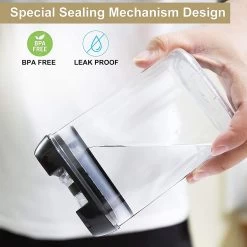 IGOODS - Voorraadpotten - Voorraaddozen- Voorraadboxen 7 Stuks - Met Zwarte Deksel -Huishoudproducten Verkoop 1200x1200 1198