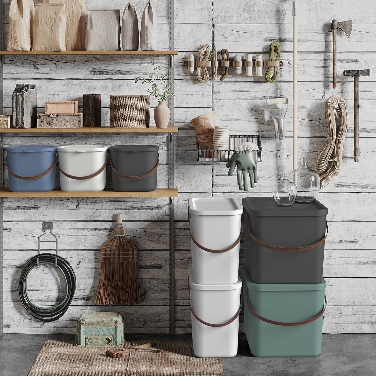 Rotho - Opbergcontainer / Voorraadbus Met Deksel 6L - Gerecycleerd Plastic BPA Vrij - Cappuccino 5 Rotho - Opbergcontainer / Voorraadbus Met Deksel 6L - Gerecycleerd Plastic BPA Vrij - Cappuccino - Afbeelding 3