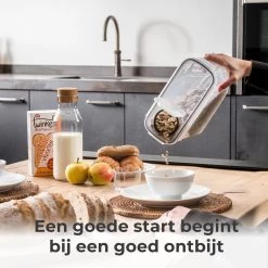 Stosh Voorraadpotten - Voorraadbussen - Vershouddoos - 4 Stuks - 4.0L - BPA Vrij - Kunststof -Huishoudproducten Verkoop 1200x1200 1204