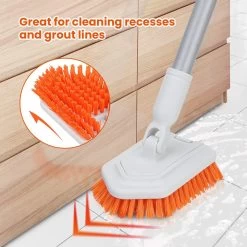 Merkloos Badkamer Reinigingsborstel - Badkamerschrobborstel - Reinigingsborstel - Met Afneembare Telescopische Handgreep En 180° Verstelbare Gezamenlijke Reinigingsborstel - Lange Steel 107 Cm -Huishoudproducten Verkoop 1200x1200 1232