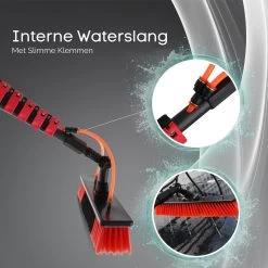 Merkloos Telescoopsteel Ramenwassen 4,6M - Met Borstel & Waterdoorvoer - Voor Ramen - Watertoevoer - Borstel -Huishoudproducten Verkoop 1200x1200 1265