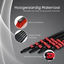 Merkloos Telescoopsteel Ramenwassen 4,6M - Met Borstel & Waterdoorvoer - Voor Ramen - Watertoevoer - Borstel -Huishoudproducten Verkoop 1200x1200 1266