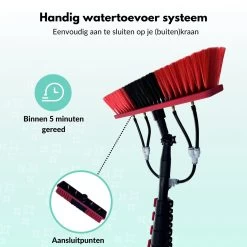 Cleanlix Telescoopsteel Met Borstel - Met Waterdoorvoer - Telescopische Wasborstel - Ramenwassen - Uitschuifbaar Tot 9 Meter -Huishoudproducten Verkoop 1200x1200 1272