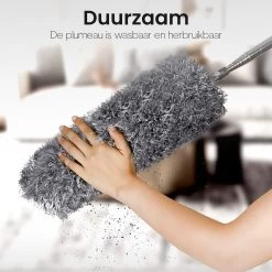 Plumeau Uitschuifbaar Tot 280cm - RVS - Telescopisch - Plumeau Met Telescoopsteel - 360° Flexibel -Huishoudproducten Verkoop 1200x1200 1282