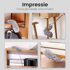 Plumeau Uitschuifbaar Tot 280cm - RVS - Telescopisch - Plumeau Met Telescoopsteel - 360° Flexibel -Huishoudproducten Verkoop 1200x1200 1287