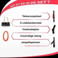 Aquascopic - Telescoopsteel Set Met Borstel - 7,2 Meter -Huishoudproducten Verkoop 1200x1200 1295