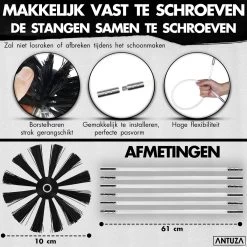 Antuza | Schoorsteenveegset | Schoorsteenreiniger | Schoorsteen Borstel | 9 Meter -Huishoudproducten Verkoop 1200x1200 1301
