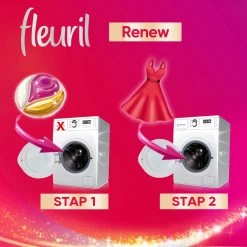 Fleuril Renew Color Caps - Wasmiddel Capsules - Voordeelverpakking - 8 X 12 Wasbeurten -Huishoudproducten Verkoop 1200x1200 131