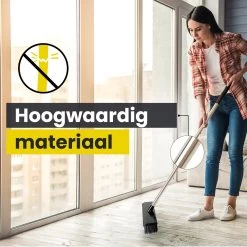 Schrobbezem Zwart Luiwagen Met Steel 120cm - Tuinbezem Straatbezem - Schoonmaak Schrobber Kunststof Harde Bezem - Schrobborstel En Schuurborstel -Huishoudproducten Verkoop 1200x1200 1316