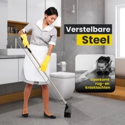 Schrobbezem Zwart Luiwagen Met Steel 120cm - Tuinbezem Straatbezem - Schoonmaak Schrobber Kunststof Harde Bezem - Schrobborstel En Schuurborstel -Huishoudproducten Verkoop 1200x1200 1317