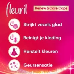 Fleuril Renew Color Caps - Wasmiddel Capsules - Voordeelverpakking - 8 X 12 Wasbeurten -Huishoudproducten Verkoop 1200x1200 132