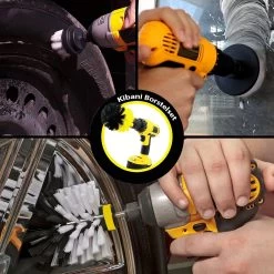 Kibani 3 Delige Borstelset Voor Boormachine - Wit - Voor Wielen, Tapijt En Bekleding - Schrobborstel – Boorborstel – Schuurborstel - Borstel Boormachine – Schoonmaakborstel – Reinigingsborstel – Tapijtreiniger - Borstelset -Huishoudproducten Verkoop 1200x1200 1354