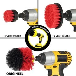 Kibani 3 Delige Borstelset Voor Boormachine - Rood - Voor Beton, Baksteen En Andere Ruwe Oppervlakken - Schrobborstel – Boorborstel – Schuurborstel - Borstel Boormachine – Schoonmaakborstel – Reinigingsborstel – Tapijtreiniger - Borstelset -Huishoudproducten Verkoop 1200x1200 1369