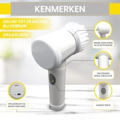 Lenga Elektrische Schoonmaakborstel - 5 In 1 Borstel - Oplaadbaar - Wasborstel - Schoonmaakmiddelen - Schrobborstels -Huishoudproducten Verkoop 1200x1200 1370