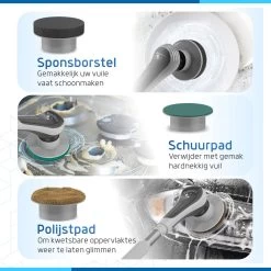 Qualitics Elektrische Schoonmaakborstel - Roterende Polijstmachine - Schrobborstel - Poetsmachine - Vloerreiniger Met 10 Opzetstukken 15 Qualitics Elektrische Schoonmaakborstel - Roterende Polijstmachine - Schrobborstel - Poetsmachine - Vloerreiniger Met 10 Opzetstukken -Huishoudproducten Verkoop 1200x1200 1375