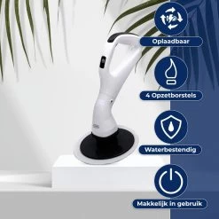 B-care Elektrische Schoonmaakborstel - 4 Opzetstukken - Wasborstel - Poetsmachine - Schrobborstel - Handborstel - Werkborstel - Schrobber - Boorborstel - Schoonmaakmiddelen - Reinigingsborstel 21 B-care Elektrische Schoonmaakborstel - 4 Opzetstukken - Wasborstel - Poetsmachine - Schrobborstel - Handborstel - Werkborstel - Schrobber - Boorborstel - Schoonmaakmiddelen - Reinigingsborstel -Huishoudproducten Verkoop 1200x1200 1386