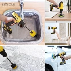 ESSIBLE Borstelboor - Set 20 Stuks - Schrobborstel - Polypropyleen - Borstel Boormachine - Schrobborstel - Schuurborstel - Automatische Reiniging - 20 Delige Borstelset Voor Boormachine -Huishoudproducten Verkoop 1200x1200 1422