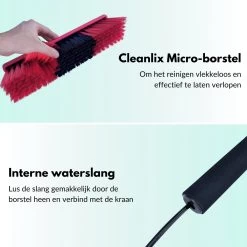 Cleanlix Telescoopsteel Met Borstel - Met Waterdoorvoer - Telescopische Wasborstel - Ramenwassen - Uitschuifbaar Tot 7,2 Meter -Huishoudproducten Verkoop 1200x1200 1430