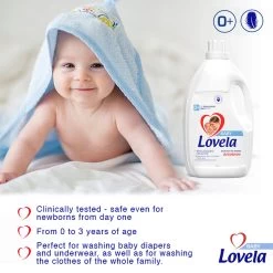 Lovela Baby - Hypoallergeen Wasmiddel Voor Het Wassen Van Gekleurde Baby- En Kinderkleding - 1.45 Liter -Huishoudproducten Verkoop 1200x1200 154