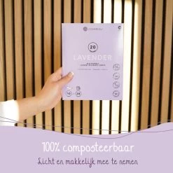Cosmeau Wasstrips 20 Wasbeurten Lavendel Wasmiddel Wasvellen Wasdoekjes Detergent Sheets Eco Laundry Strips Proefpakket - Plasticvrij Biologisch -Huishoudproducten Verkoop 1200x1200 20