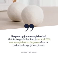 Geniet Van Gemak® | Herbruikbare Wollen Drogerballen | Wasbollen | Schaapswol | Duurzame En Energiebesparende Wasballen | 6 XL Drogerballen -Huishoudproducten Verkoop 1200x1200