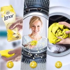 Lenor Vanille En Mimosabloesem Parels - In-Wash Geurbooster - Voordeelverpakking 6 X 15 Wasbeurten -Huishoudproducten Verkoop 1200x1200 284