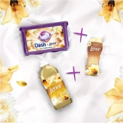 Lenor Gouden Orchidee - Wasverzachter - Voordeelverpakking 8 X 19 Wasbeurten -Huishoudproducten Verkoop 1200x1200 3