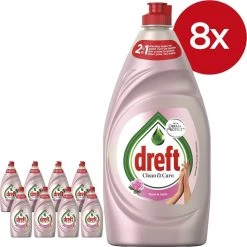 Dreft Clean & Care Rose & Satin Afwasmiddel - 8x780ml - Voordeelverpakking 16 Dreft Clean & Care Rose & Satin Afwasmiddel - 8x780ml - Voordeelverpakking -Huishoudproducten Verkoop 1200x1200 342