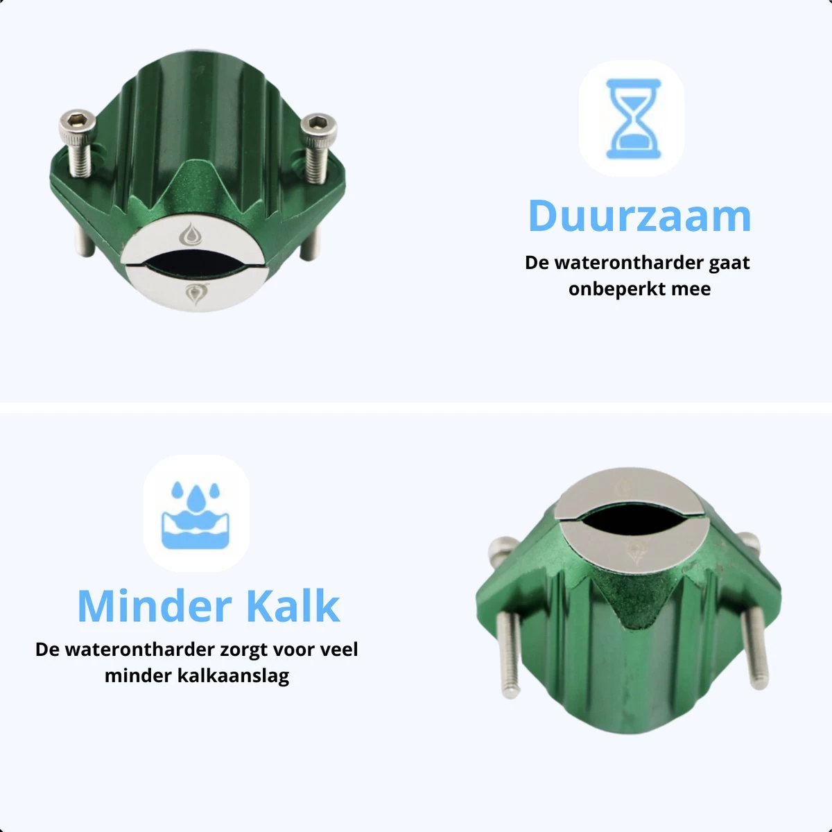 Magnetische Waterontharder - Antikalk - Waterontkalker - Waterverzachter - Douchefilter - Waterontharder Magneet - Groen 5 Magnetische Waterontharder - Antikalk - Waterontkalker - Waterverzachter - Douchefilter - Waterontharder Magneet - Groen - Afbeelding 3