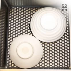 BODO Gootsteenmat Siliconen Donker Grijs - 34.5 X 34.5 Cm - Keuken Accessoires - Gootsteen Beschermer - Onderzetters Siliconen - Anti Kras -Huishoudproducten Verkoop 1200x1200 372