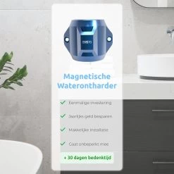 ENISTO® Magnetische Waterontharder Medium – Waterontharder Magneet – Douchefilter – 15.000 Gauss – Waterontkalker – Waterverzachter – Antikalk – Blauw – RVS -Huishoudproducten Verkoop 1200x1200 412