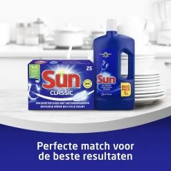 SUN® Sun Vaatwas Spoelglans - 6 X 1 L - Voordeelverpakking -Huishoudproducten Verkoop 1200x1200 480