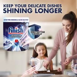 Finish Quantum Ultimate Infinity Shine Vaatwastabletten - 80 Capsules -Huishoudproducten Verkoop 1200x1200 485