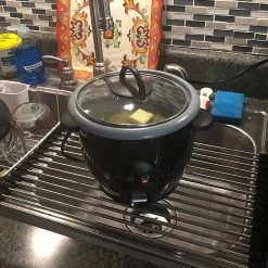 IBright Oprolbare Afdruiprek - Pannen Rooster Hittebestendig - Afdruiprooster - Pannenonderzetter - RVS Zwart 14 IBright Oprolbare Afdruiprek - Pannen Rooster Hittebestendig - Afdruiprooster - Pannenonderzetter - RVS Zwart -Huishoudproducten Verkoop 1200x1200 597