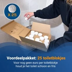 Witte Toiletblokjes Voor Inbouwreservoir Voor O.a Geberit En Grohe - 25 Stuks - Met Lavendel - Vlekvrij - Stortbakblokjes -Huishoudproducten Verkoop 1200x1200 749