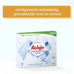 Robijn Classics Stralend Wit Wasmiddeldoekjes - 4 X 16 Wasstrips - Voordeelverpakking -Huishoudproducten Verkoop 1200x1200 82