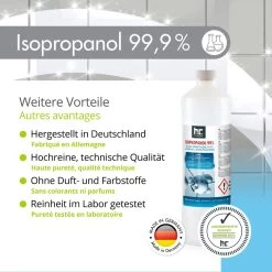 Isopropyl Alcohol - Isopropanol - IPA - Isopropyl - 99,9% Zuiver - 1000ml - Inclusief Trechter 12 Isopropyl Alcohol - Isopropanol - IPA - Isopropyl - 99,9% Zuiver - 1000ml - Inclusief Trechter -Huishoudproducten Verkoop 1200x1200 890
