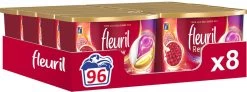 Fleuril Renew Color Caps - Wasmiddel Capsules - Voordeelverpakking - 8 X 12 Wasbeurten